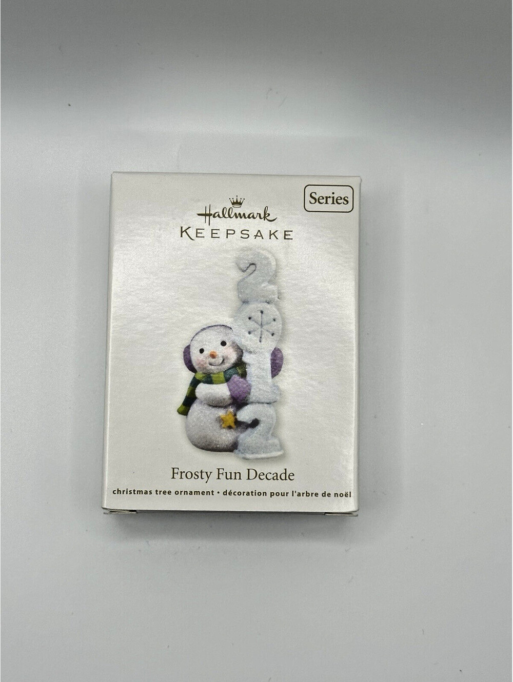 2012 Hallmark 3rd Frosty Fun Decade Snowman New